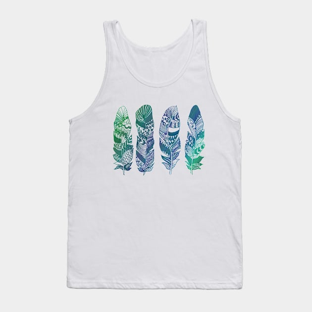 Never too many Feathers Tank Top by lannie